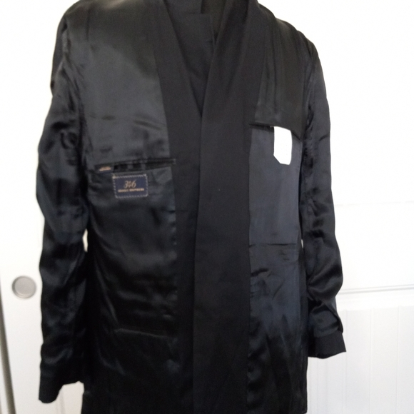 Brooks Brothers 346 Navy Blue Blazer 44 Long - Woo - Picture 5 of 8